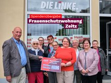 Eindrücke der Spendenübergabe an die Frauenschutzwohnung Zeitz Eindrücke der Spendenübergabe an die Frauenschutzwohnung Zeitz