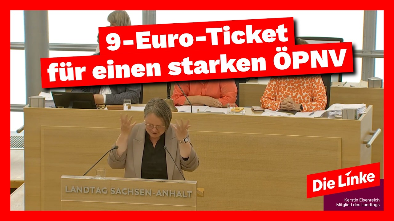 Kerstin Eisenreich: 9-Euro-Ticket für einen starken ÖPNV